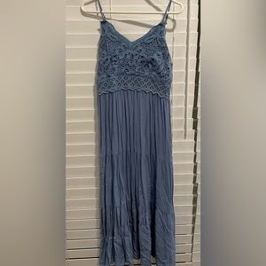 Denim-color Maxi Dress